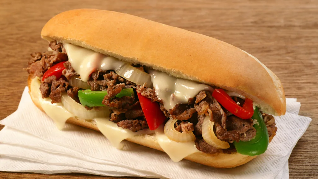 Sourdough cheesesteak