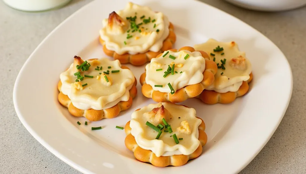 Baked cracker appetizers