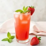 Blood orange margarita with blood orange syrup