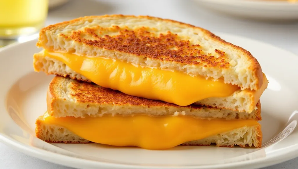 Southern Maryland grilled cheese sandwich