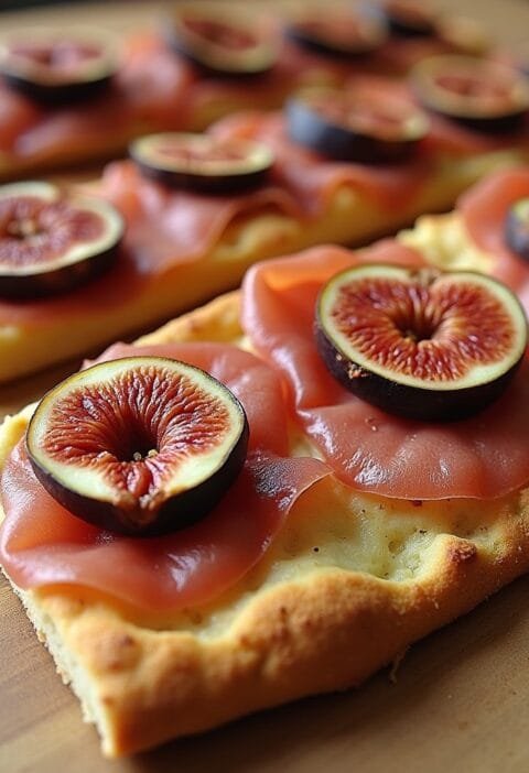 Prosciutto fig flatbread