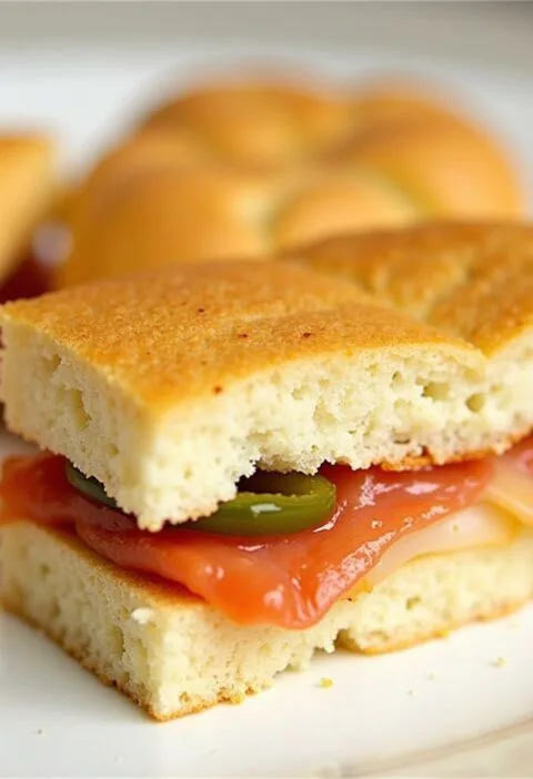 Pimento cheese finger sandwiches