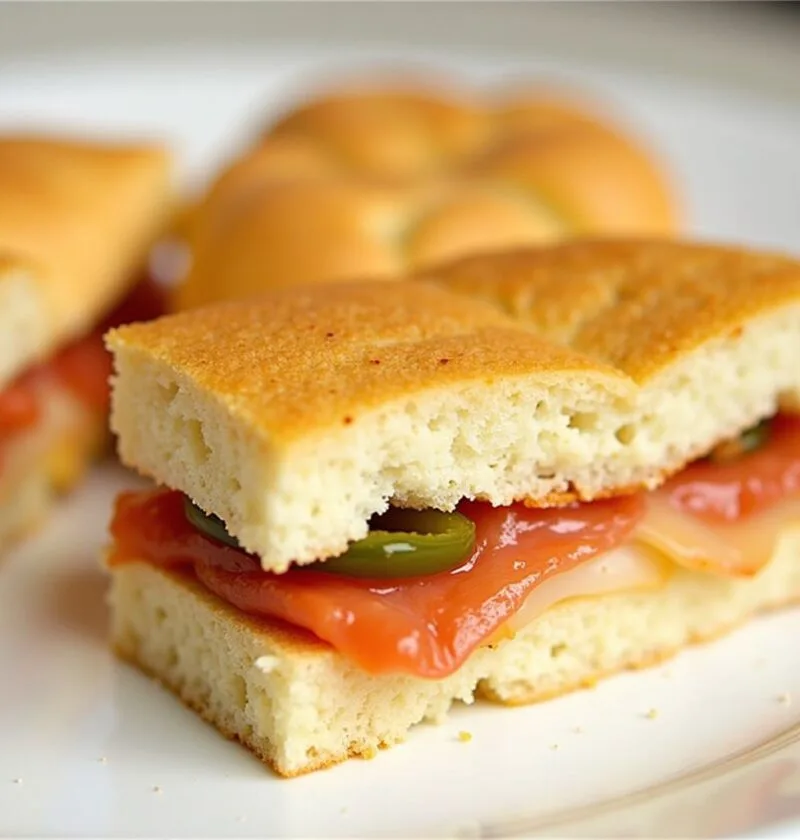 Pimento cheese finger sandwiches