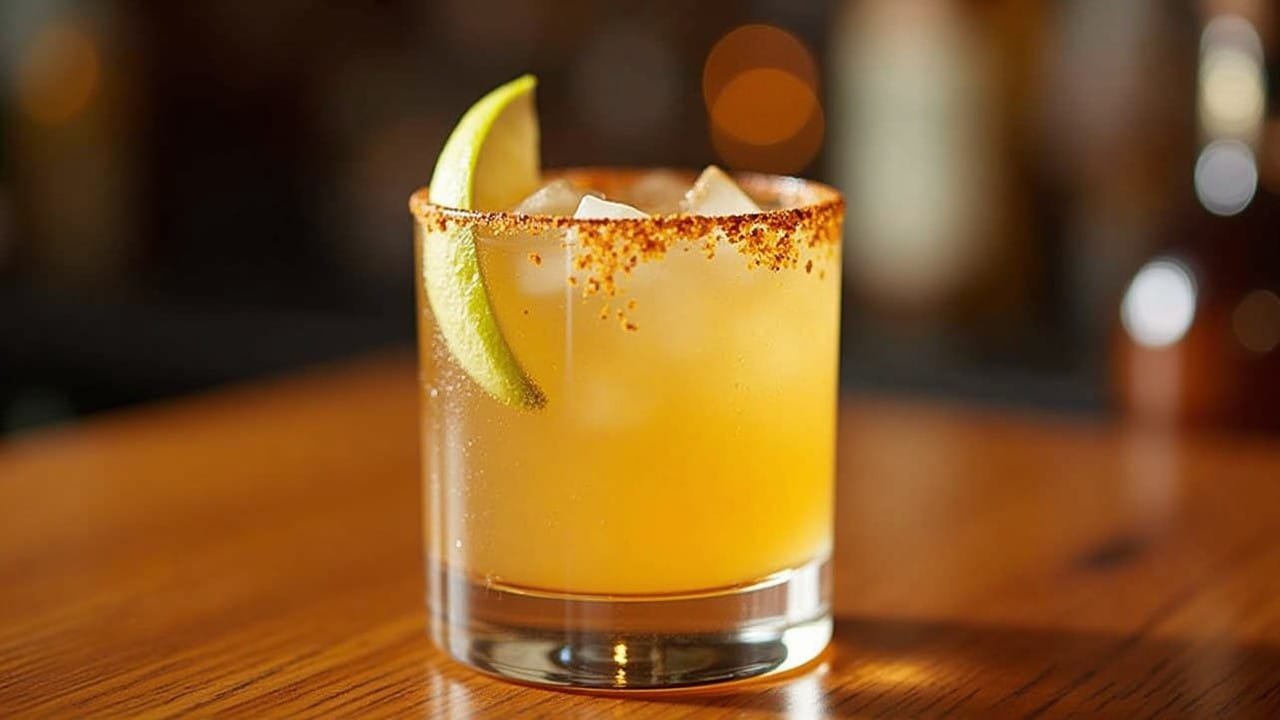 Holiday tequila drink