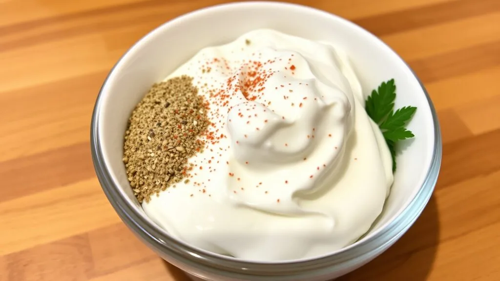 Ranch seasoning and sour cream