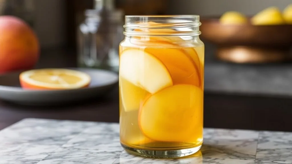 Peached infused bourbon