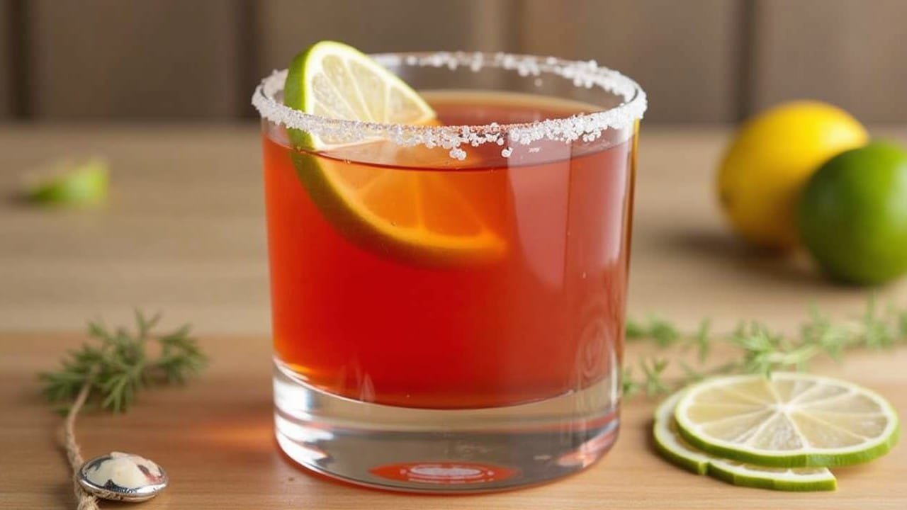 Holiday tequila drink