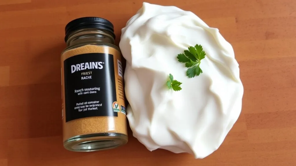 Ranch seasoning and sour cream