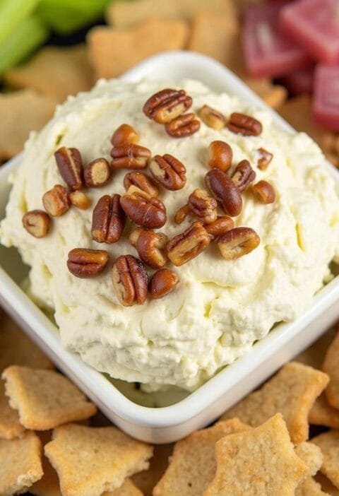 Blue cheese and pecan dip