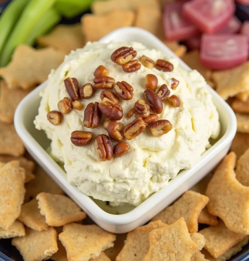Blue cheese and pecan dip
