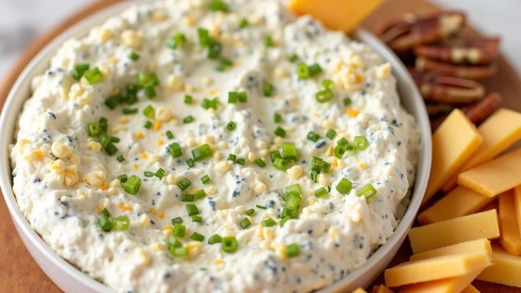 Blue cheese and pecan dip