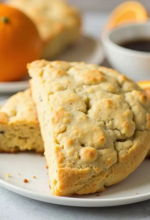Orange cardamom scones