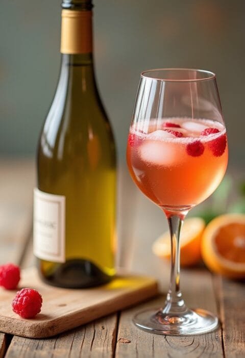 Mimosa with pinot grigio