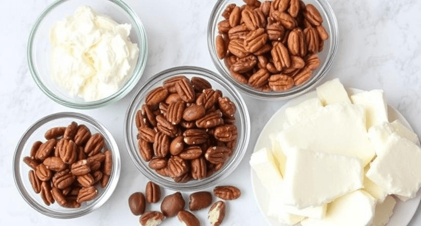 Pecan cream cheese dip