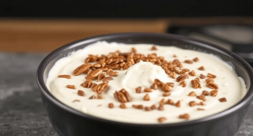 Pecan cream cheese dip
