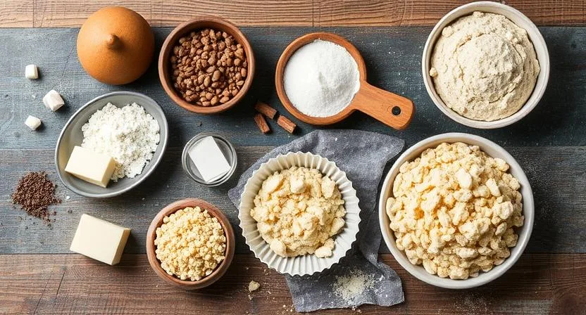 Sourdough discard protein muffins