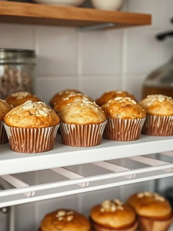 Sourdough discard protein muffins