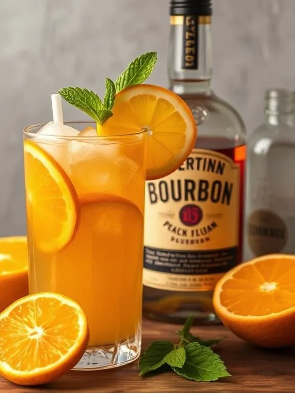 Orange infused bourbon