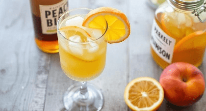 Orange infused bourbon