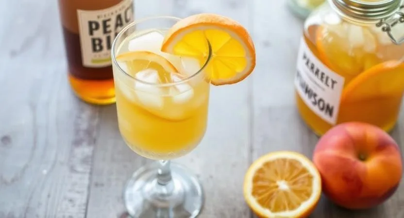 Orange infused bourbon