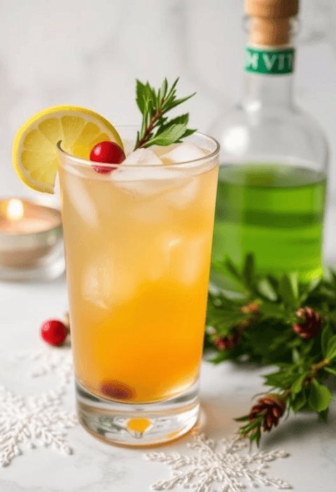 Holiday tequila drink