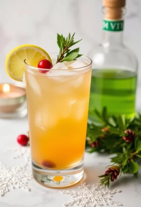 Holiday tequila drink