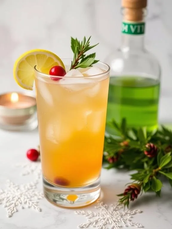 Holiday tequila drink