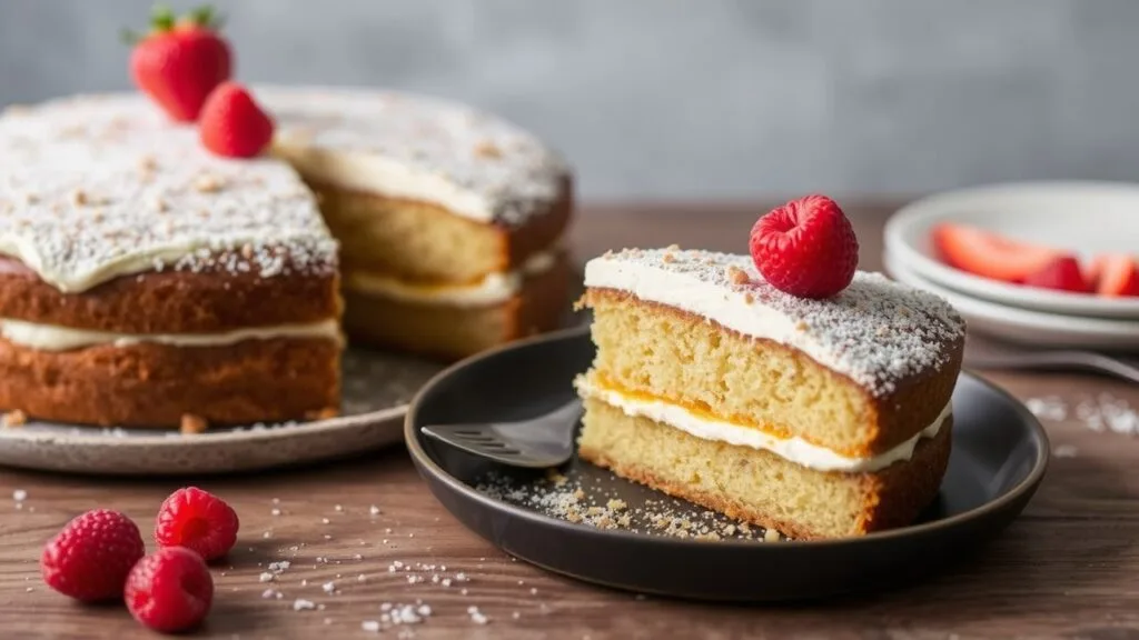 Graham cracker Boston cream cake