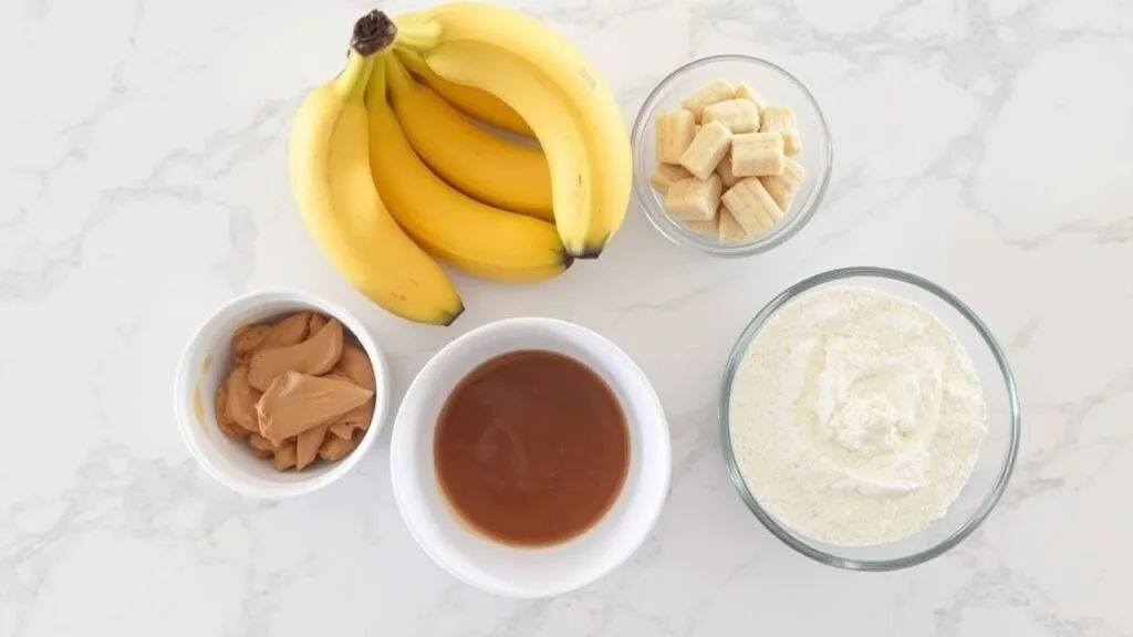 Banana peanut butter cake