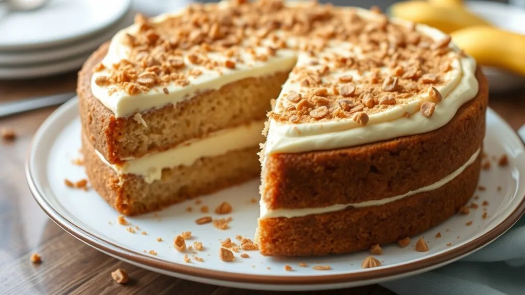 Graham cracker Boston cream cake