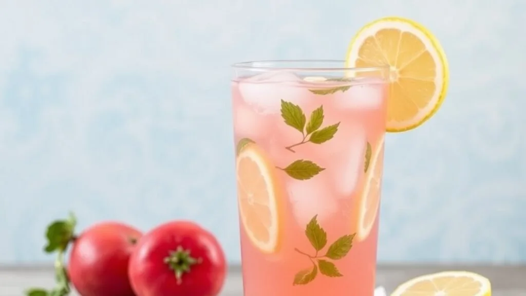 Pink lemonade sangria