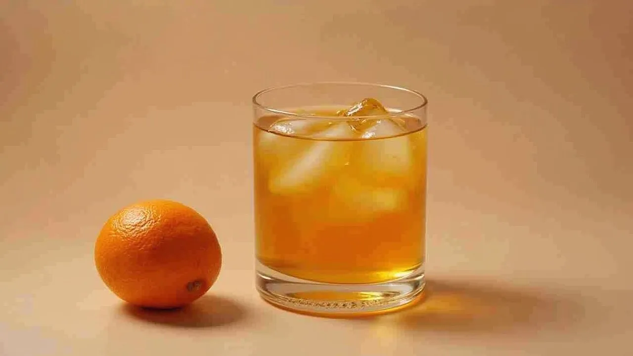 Orange infused bourbon