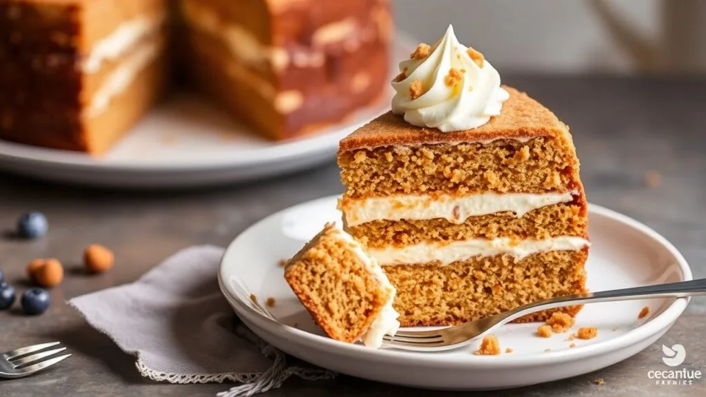 Graham cracker Boston cream cake