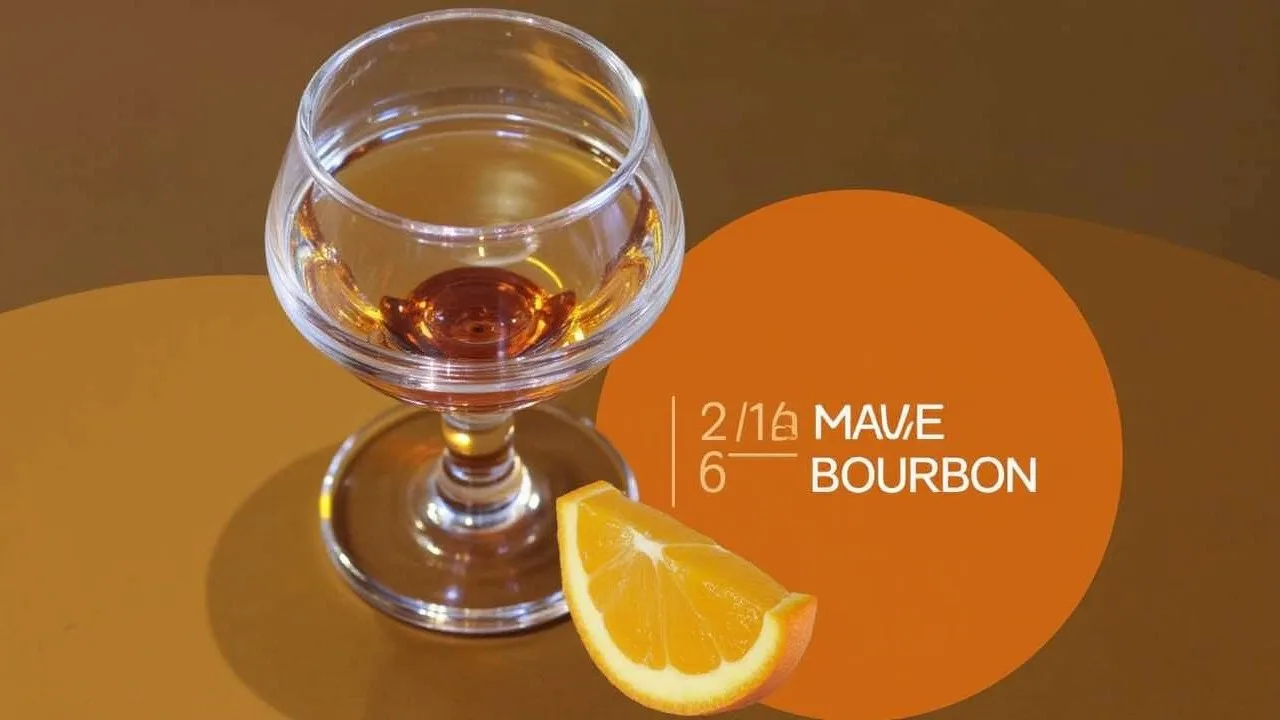 Orange infused bourbon