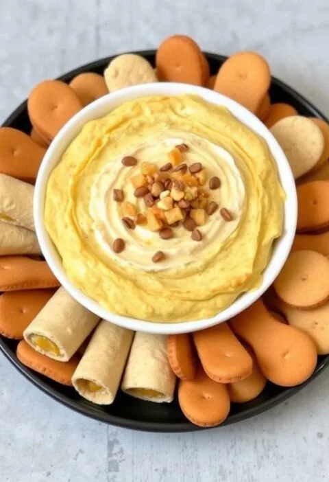 Pumpkin cannoli dip