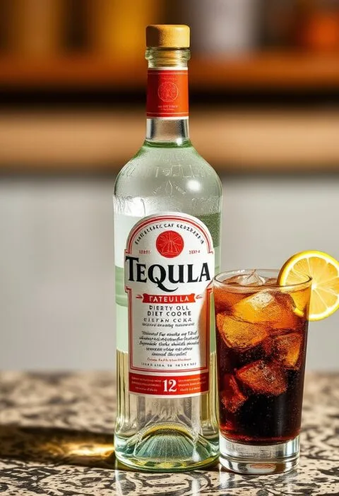 Tequila diet coke