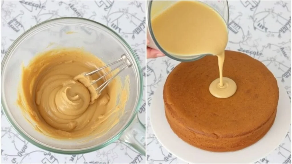 Banana peanut butter cake