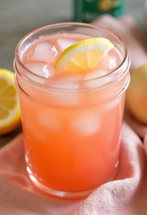 Pink lemonade sangria