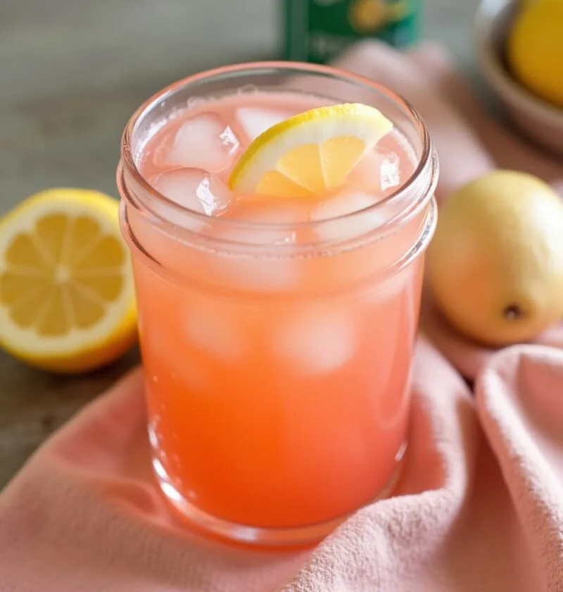 Pink lemonade sangria